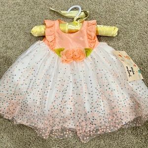 NWT Newborn 2 pc dress